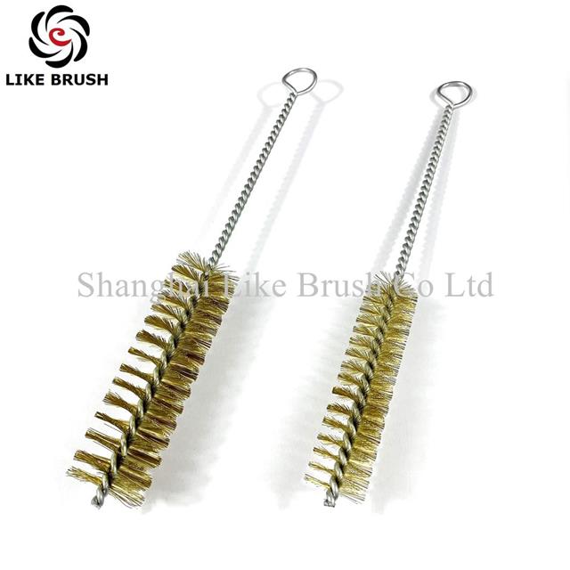 Handheld Twisted Brass Wire Tube Brushes