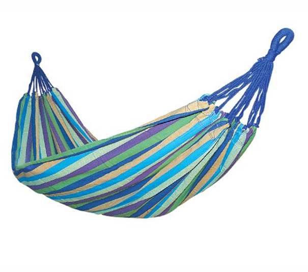 Patio Swin Hammock Cotton Polyester Garden Canvas Hammock 