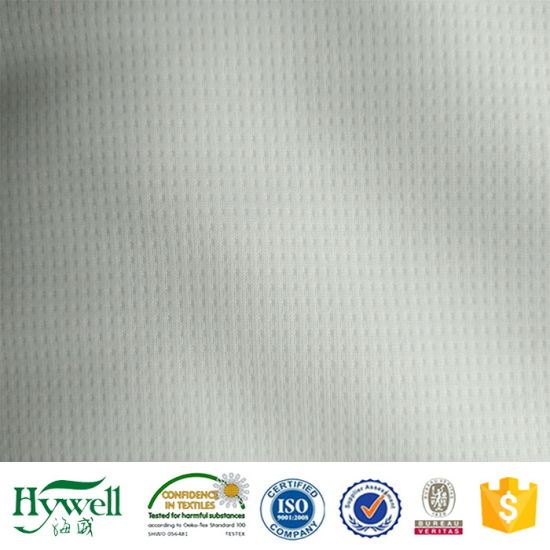 Tejido de malla de poliéster de secado rápido y absorción para camiseta de fútbol