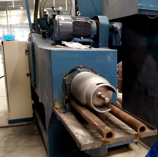 Automated LPG Cylinder Shot Blasting Machine