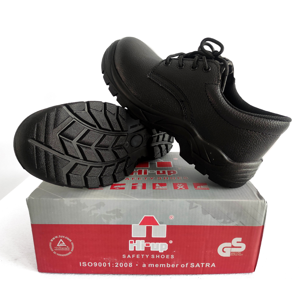 High quality Embossed leather lightweight waterproof breathable industrial protective safety shoes Calzado de seguridad