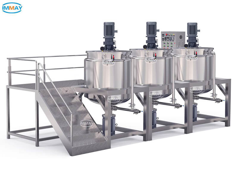 Industrial Stainless Steel Mixing Tank With Agitator 撹拌機付き工業用ステンレス鋼混合タンク