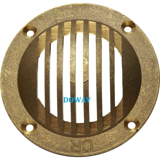 Rejilla de filtro de admisión redonda de latón Seaflow OEM (perforada / 60 mm de diámetro exterior)