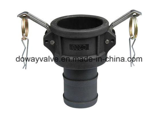 Adaptador de extremo macho Camlock de polipropileno