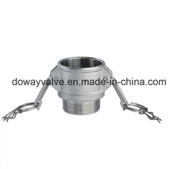 Tipo de acoplamiento Camlock de acero inoxidable