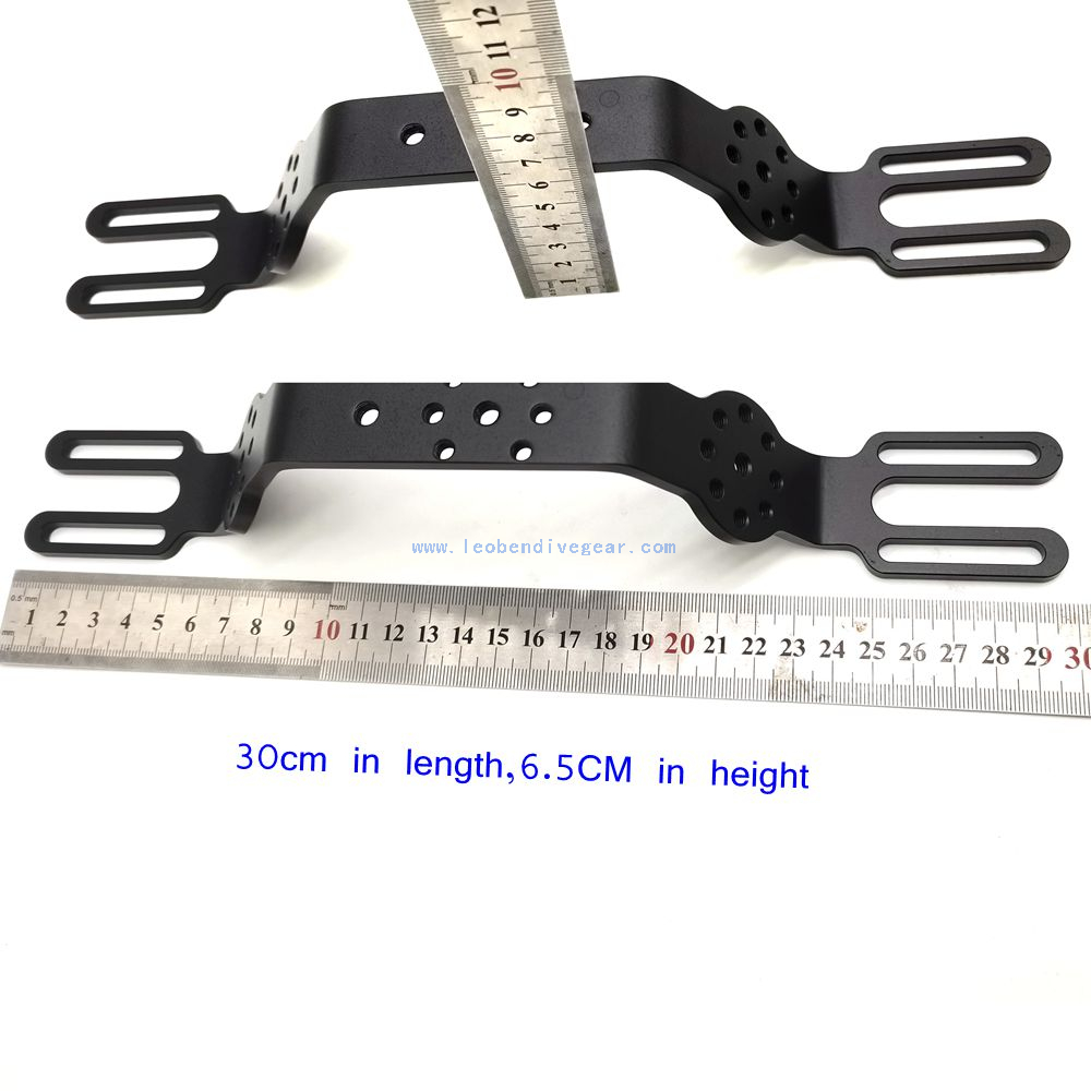 30CM Aluminum Underwater Compact Camera Housing Tray Carry Holder 