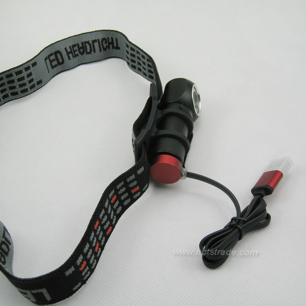 Aluminum 600 Lumen Cool White Small Light Led Headlamp
