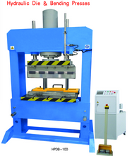  HPD-100 HYDRAULIC DIE & BENDING PRESSES
