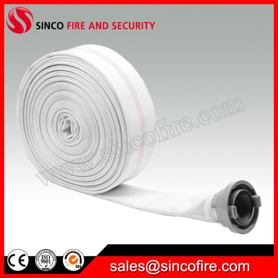 Single or Double Jacket Canvas Fire Hose PVC Lined 2 Inch Wp 13 Bar