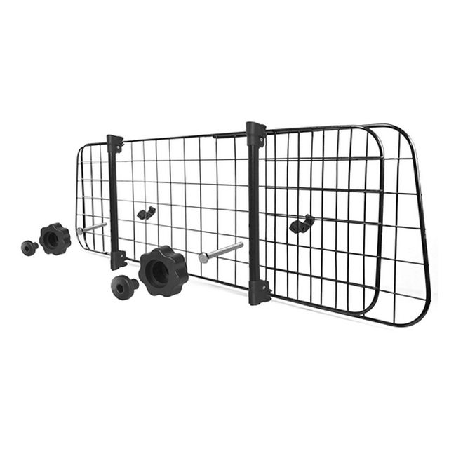 Adjustable Car Dog Guard Pet Safety Barrier Headrest Travel Fence Mesh Black
