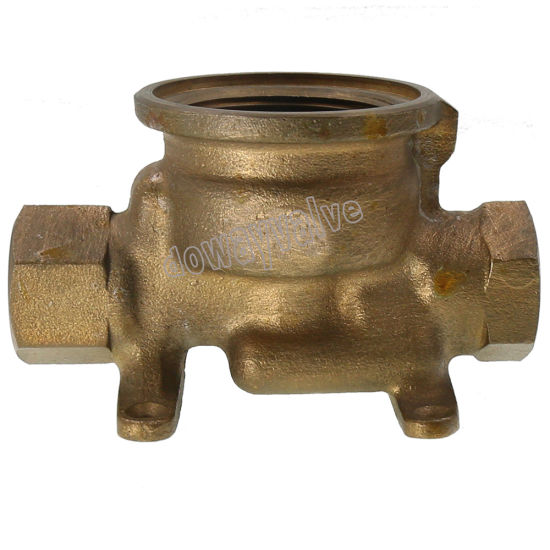 Válvula de medidor de agua de bronce conectada a manguera con fabricante ISO