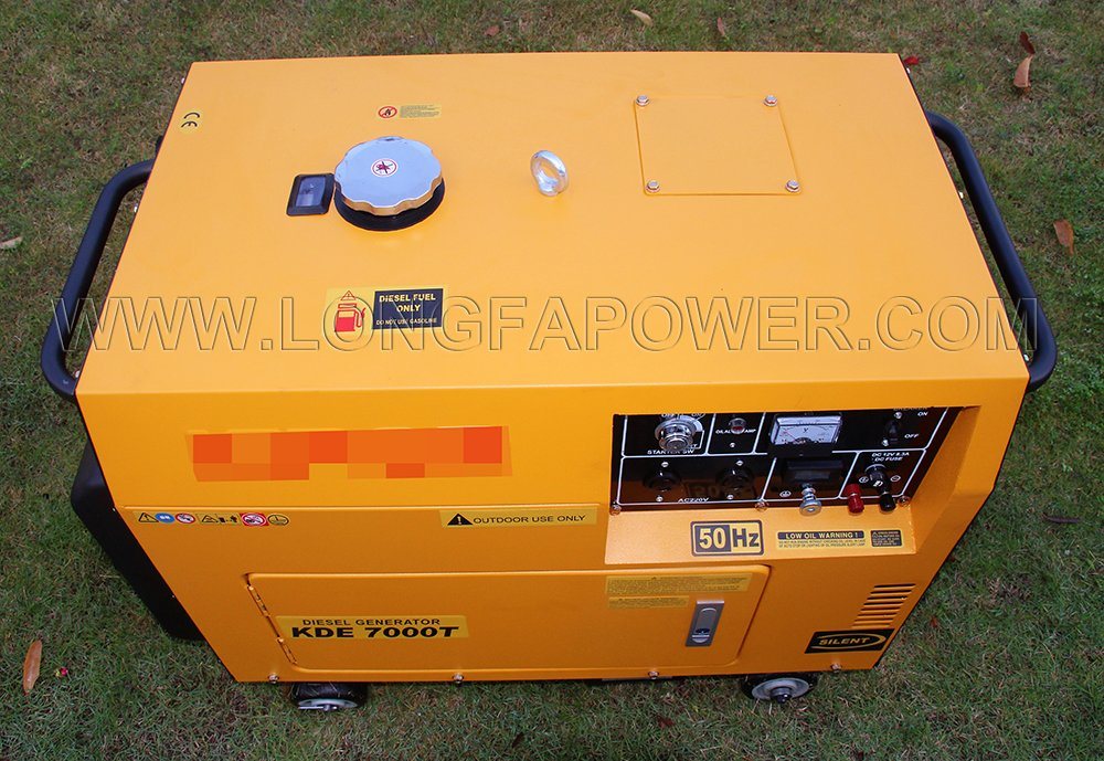 6KVA 6KW 7KVA 7KW Silent Portable Diesel Generator Set Genset Kipors Diesel Generators