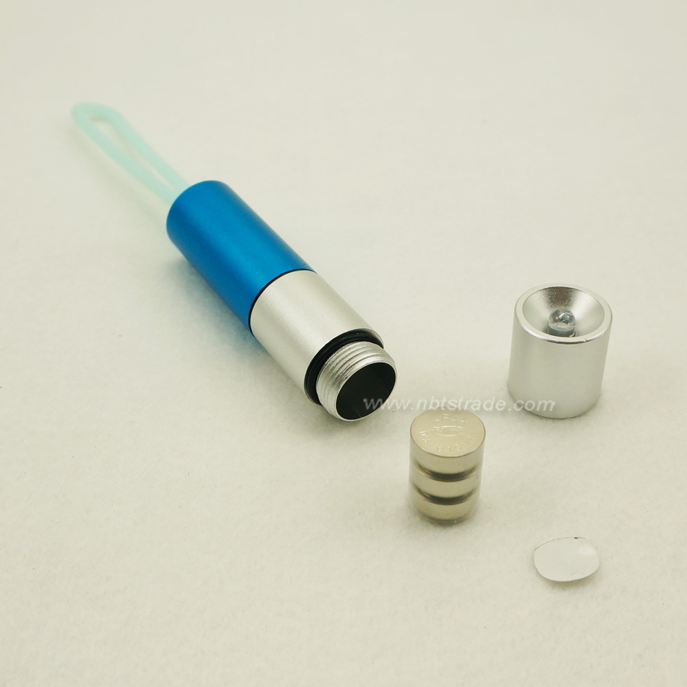 Mini LED Flashlight with Pill Box
