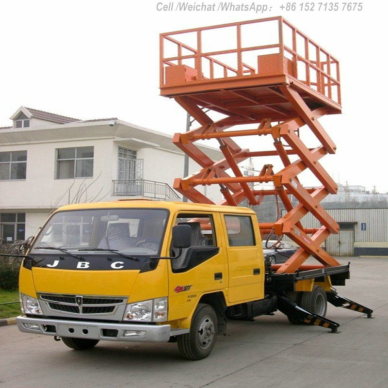 Aerial Work Platform Truck Mounted Vertical Man Lifting (10m 12m