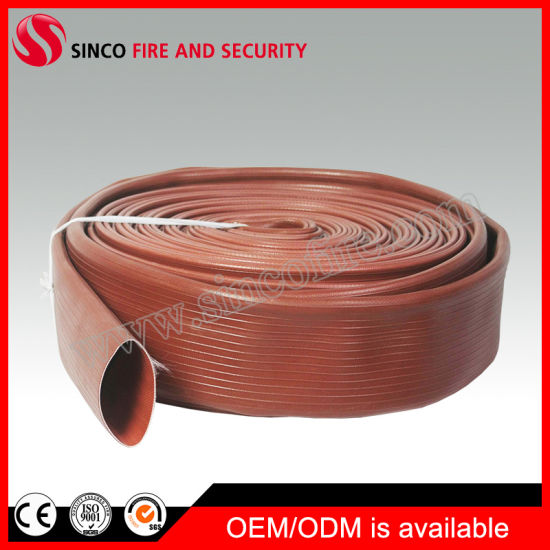 Red Rubber Covered Fire Hose
