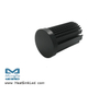 xLED-ADU-4568 Pin Fin LED Heat Sink Φ45mm for Adura