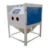 automatic wheel sand blasting machine with turntable