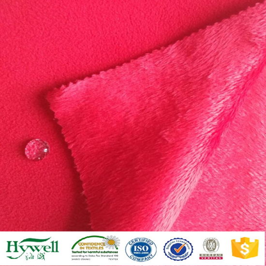 Sudadera con capucha de 2 capas de poliéster con capucha Sudadera Softshell Fleece Fabric