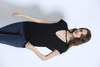 P20B06HX women's spring summer cashmere knitted v neck basic style slim fit pullover sweater