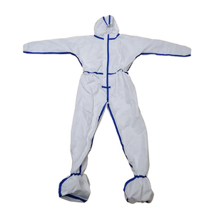 Venta al por mayor no tejido CPE bata de aislamiento desechable desechable fábrica proteger traje