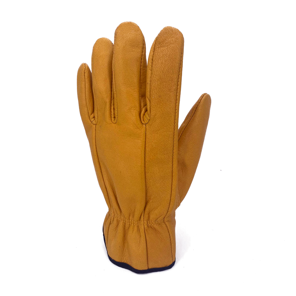 safety gloves leather best quality for garden construction