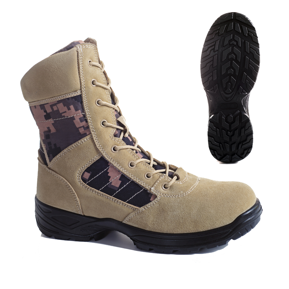 high boots with steel toecap knee high genuine leather desert boots botas de seguridad industrial
