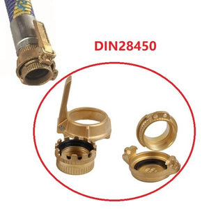 Raccord de tuyau d'accouplement de camion-citerne DIN28450