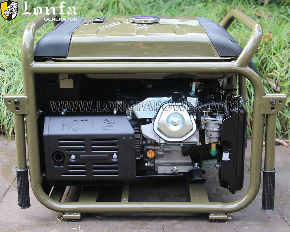 Professional Cold-resistant Military 7kVA 190F Gasoline Digital Inverter Generator Permanent Magnetic Brushless