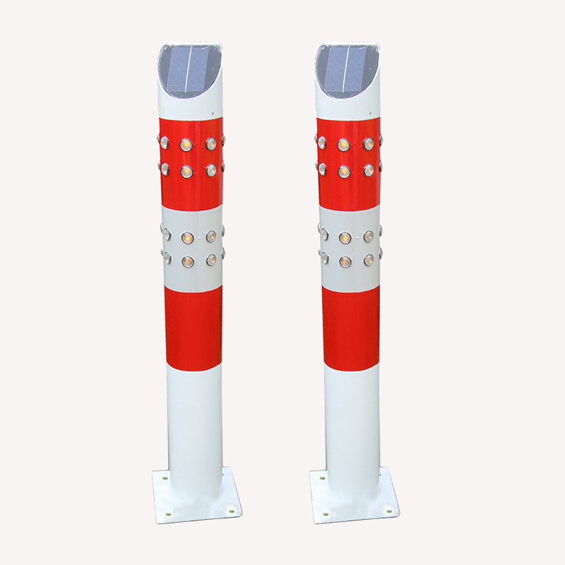 TOPSAFE Red white Led Road Safety Products Warning Flashing pole lamp