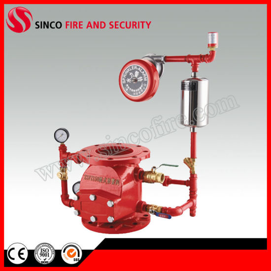 Cast Iron Red Epoxy Alarm Valve Coating Alarm Check Valve