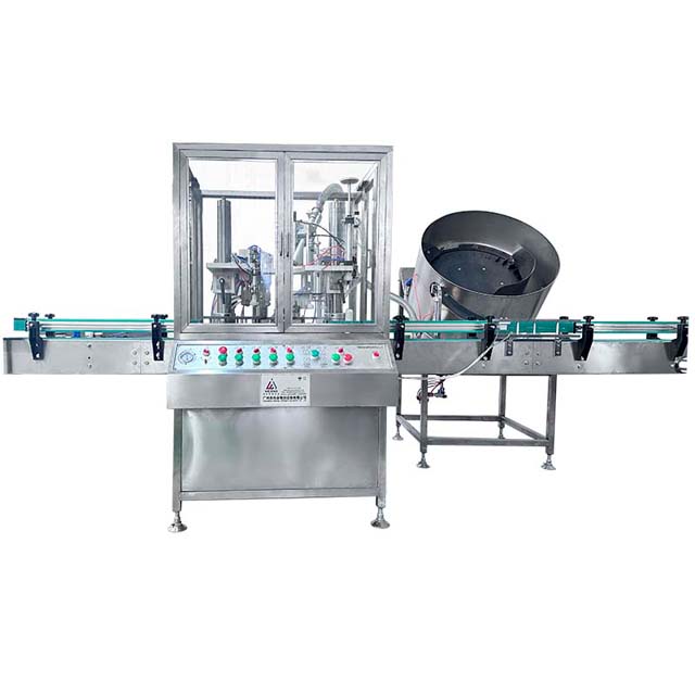 Aerosol filling machine Աերոզոլային լցոնման մեքենա