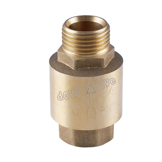 Valve unidirectionnelle en laiton mâle X femelle