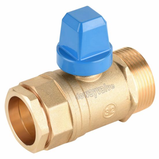 Extrémité de compression de PE de robinet à tournant sphérique de connexion Cw602n pour le tuyau de PE