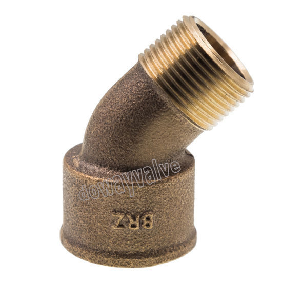 Niple reducido de montaje de tubería de bronce ISO9001
