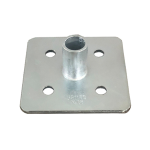 Placa base de acero andamio soldado galvanizado