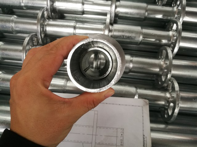Collar de base de andamio galvanizado en caliente HDG Ringlock System