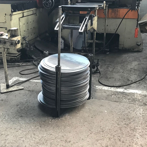 Mechanical Decoil, Straightening and Blanking Line For LPG Cylinder Mnaufacturing