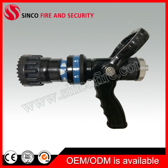 Selectable Flow Pistol Grip Fire Hose Nozzle for Firefighter