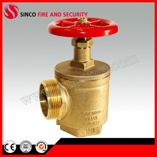 Female Inlet with Female/Male Outlet Fire Hose Angle Valve