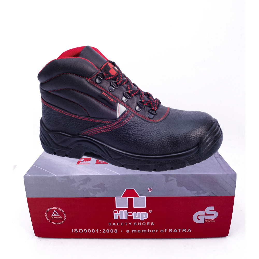 shoes work men leather with Steel toe Steel plate hiking shoes zapatos de seguridad labor insurance shoes