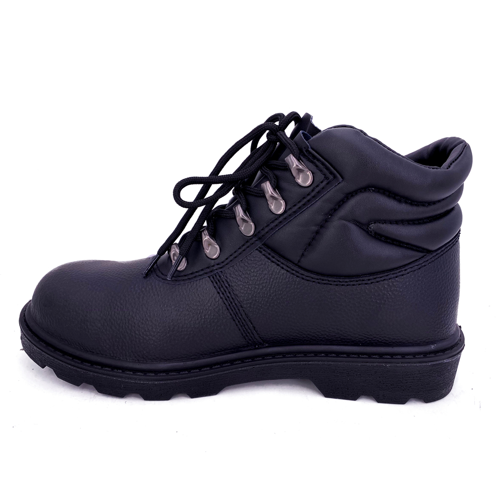 Black Genuine Leather Steel Toe Brand Men work shoes oil resistant anti slip Safety Shoes Calzado de seguridad