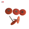 All-season performance plastic cap nails for fastening wall
