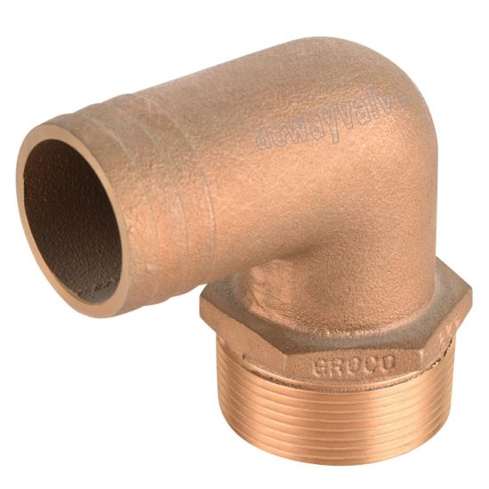 Raccords de compteur d'eau en bronze sans plomb OEM fabricant de la Chine