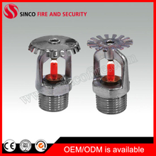 Standard Response Chrome Finished Fire Sprinkler System Used Fire Sprinkler