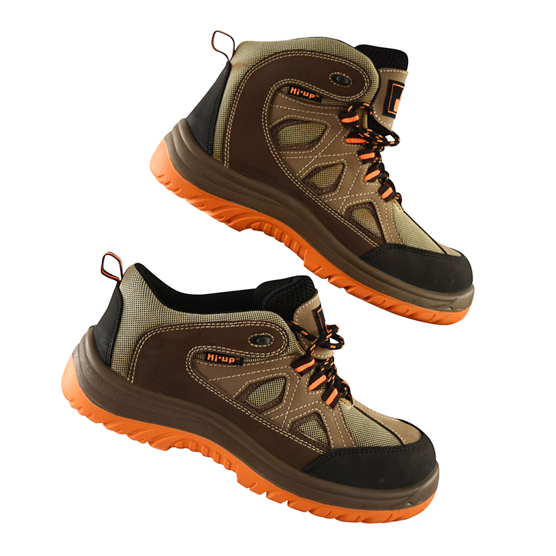 Anti-slip Fly fabric lightweight industrial outdoor professional breathable fashionable labor insurance safety shoes