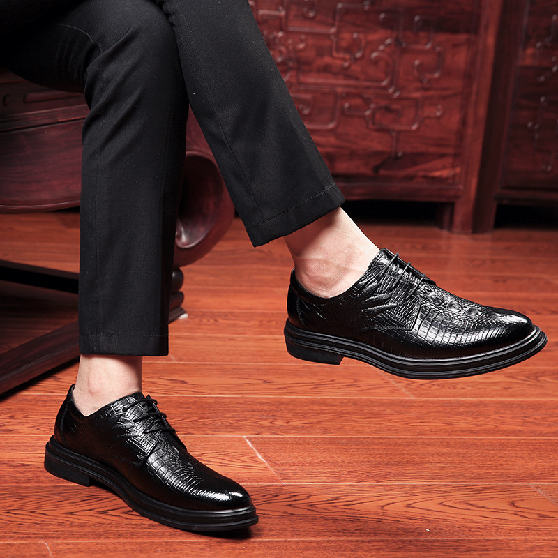 Italian designed dress shoes OXFORD shoes light weight rubber sole men black fashion shoes Zapatos de hombre de negocios