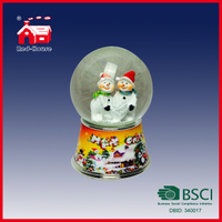The Most Popular 100mm Christmas Snow Globe Water Globe Customized Snow