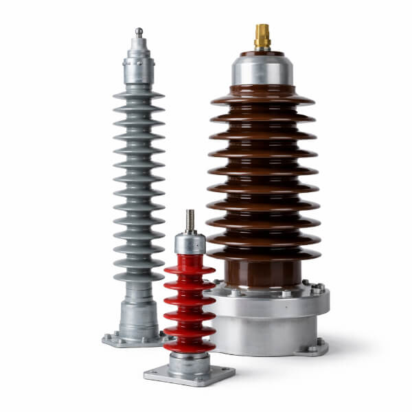 composite vs porcelain insulator عازل مركب مقابل الخزف