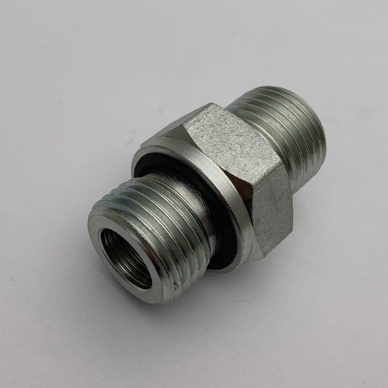 B Ss Stainless Hydraulic Adaptors Bsp Male Thread Steel Hose