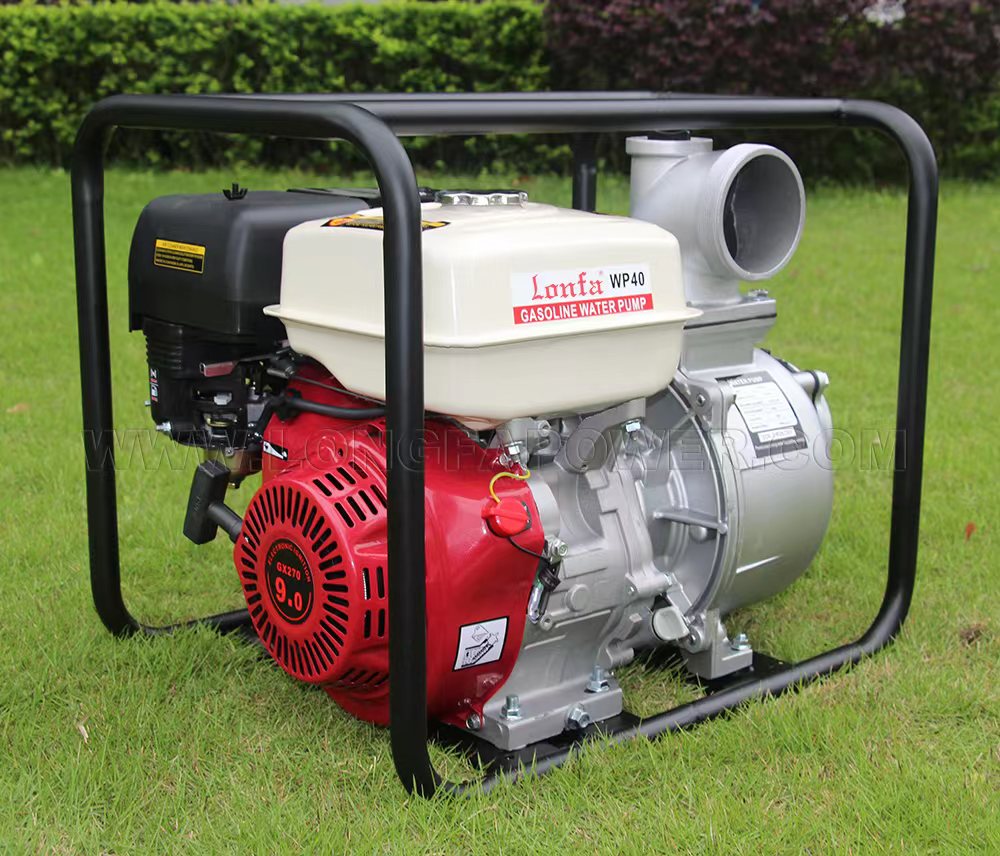 4 Inch Gx270 9HP Portable Gasoline Petrol Agriculture Water Pump